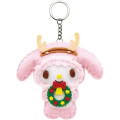 Japan Sanrio Keychain Plush Sewing Kit - My Melody / Christmas - 1