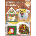 Japan Sanrio Keychain Plush Sewing Kit - Pompompurin / Christmas - 2