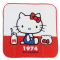 Japan Sanrio Mini Towel Handkerchief - Hello Kitty / Hello Kitty 50th Anniversary 1974 - 1