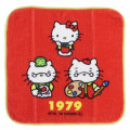 Japan Sanrio Mini Towel Handkerchief - Hello Kitty / Hello Kitty 50th Anniversary 1979 - 1