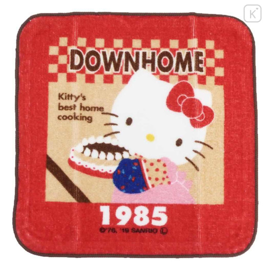 Japan Sanrio Mini Towel Handkerchief - Hello Kitty / Hello Kitty 50th Anniversary 1985 - 1