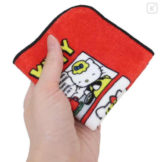 Japan Sanrio Mini Towel Handkerchief - Hello Kitty / Hello Kitty 50th Anniversary 1989 - 3