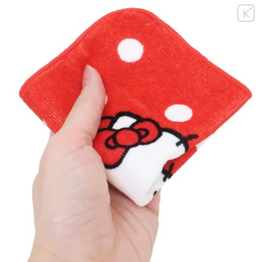 Japan Sanrio Mini Towel Handkerchief - Hello Kitty / Hello Kitty 50th Anniversary 1990 - 3