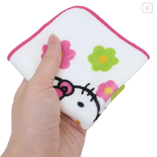 Japan Sanrio Mini Towel Handkerchief - Hello Kitty / Hello Kitty 50th Anniversary 1991 - 3