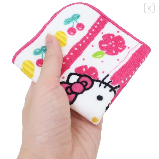 Japan Sanrio Mini Towel Handkerchief - Hello Kitty / Hello Kitty 50th Anniversary 1992 - 3