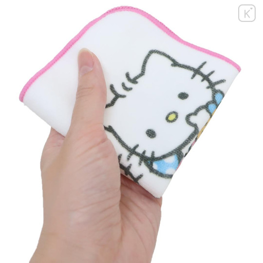 Japan Sanrio Mini Towel Handkerchief - Hello Kitty / Hello Kitty 50th Anniversary 1993 - 3