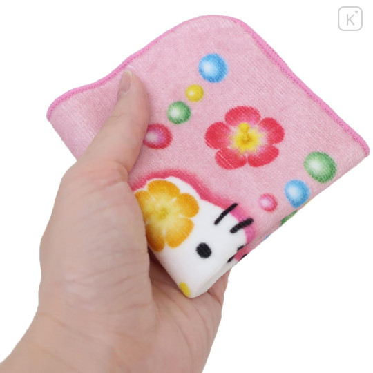 Japan Sanrio Mini Towel Handkerchief - Hello Kitty / Hello Kitty 50th Anniversary 1996 - 3