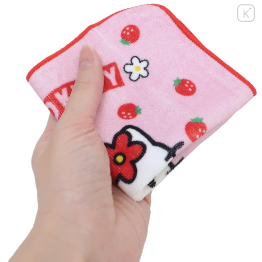 Japan Sanrio Mini Towel Handkerchief - Hello Kitty / Hello Kitty 50th Anniversary 1997 - 3