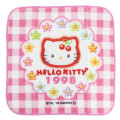 Japan Sanrio Mini Towel Handkerchief - Hello Kitty / Hello Kitty 50th Anniversary 1998 - 1