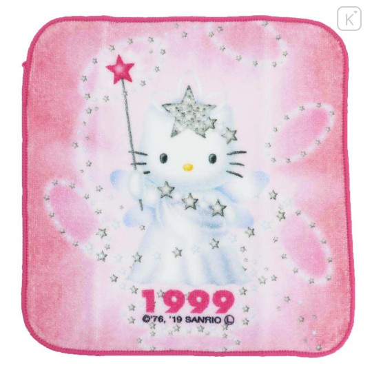 Japan Sanrio Mini Towel Handkerchief - Hello Kitty / Hello Kitty 50th Anniversary 1999 - 1