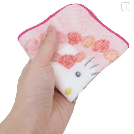 Japan Sanrio Mini Towel Handkerchief - Hello Kitty / Hello Kitty 50th Anniversary 2004 - 3