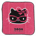 Japan Sanrio Mini Towel Handkerchief - Hello Kitty / Hello Kitty 50th Anniversary 2009 - 1