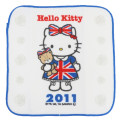 Japan Sanrio Mini Towel Handkerchief - Hello Kitty / Hello Kitty 50th Anniversary 2011 - 1