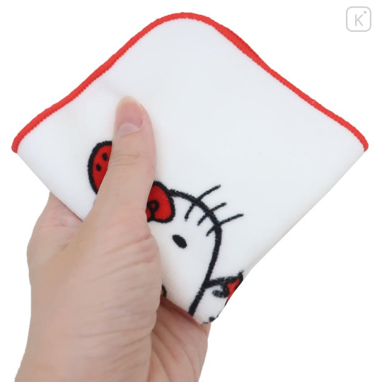 Japan Sanrio Mini Towel Handkerchief - Hello Kitty / Hello Kitty 50th Anniversary 2012 - 3