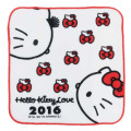 Japan Sanrio Mini Towel Handkerchief - Hello Kitty / Hello Kitty 50th Anniversary 2016 - 1