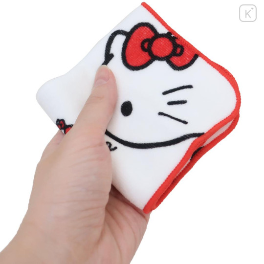 Japan Sanrio Mini Towel Handkerchief - Hello Kitty / Hello Kitty 50th Anniversary 2016 - 3