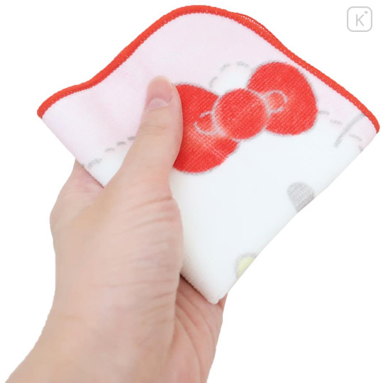 Japan Sanrio Mini Towel Handkerchief - Hello Kitty / Hello Kitty 50th Anniversary 2019 - 3