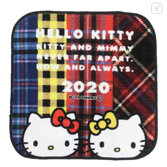 Japan Sanrio Mini Towel Handkerchief - Hello Kitty / Hello Kitty 50th Anniversary 2020 - 1