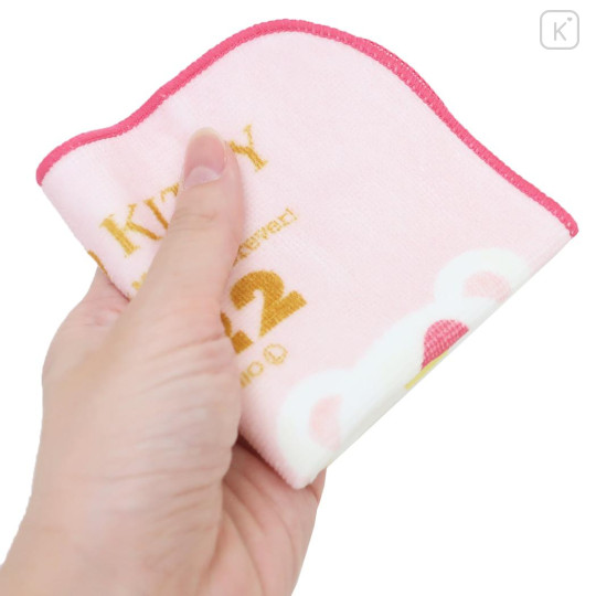 Japan Sanrio Mini Towel Handkerchief - Hello Kitty / Hello Kitty 50th Anniversary 2022 - 3