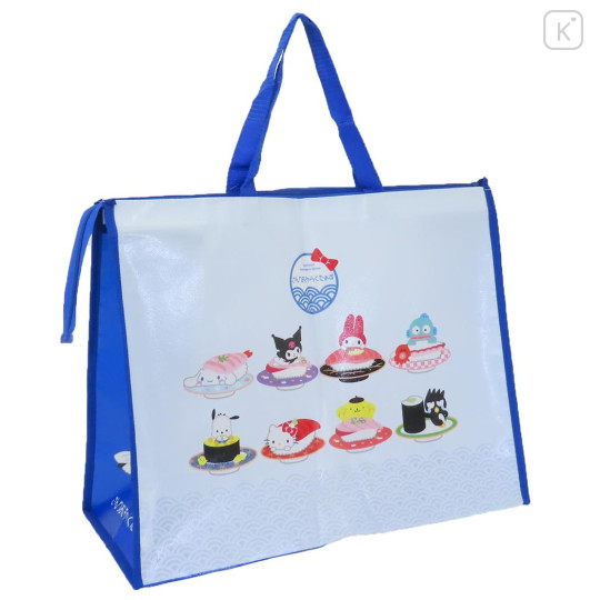 Japan Sanrio Shopping Bag (XL) - Sushi / Blue - 2