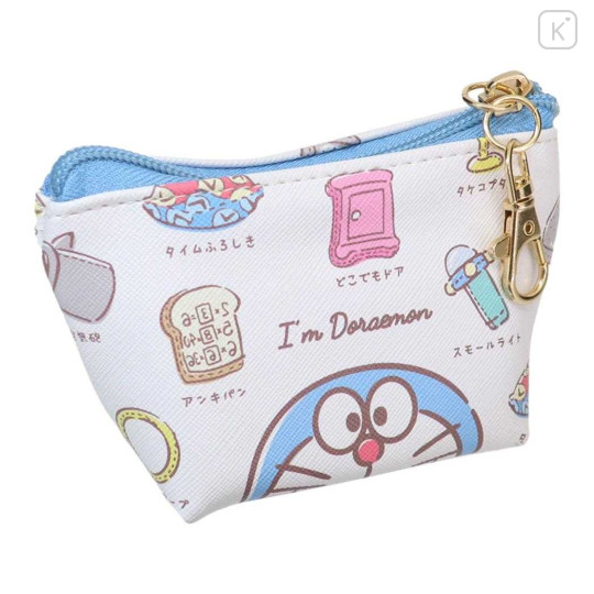 Japan Doraemon Triangular Mini Pouch - Smile - 2