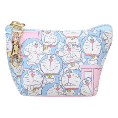 Japan Doraemon Triangular Mini Pouch - Doraemon / Expression