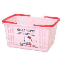 Japan Sanrio Mini Basket - Hello Kitty / Sister Pink