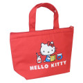 Japan Sanrio Insulated Cooler Lunch Bag - Hello Kitty / Happy Reading - 2