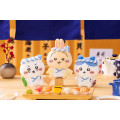 Japan Chiikawa Sitting Mini Plush Toy - Chiikawa / Chiikawa Sushi Trainee Wasabi - 3