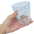 Japan Sanrio Clear Tumbler - Characters / Secret To Happiness Blue - 2