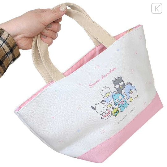 Japan Sanrio Insulated Cooler Lunch Bag - Characters / Enjoy Fun Days Together - 2