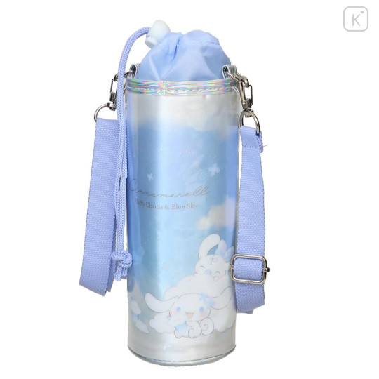 Japan Sanrio Plastic Bottle Holder - Cinnamoroll / Sky Blue - 1