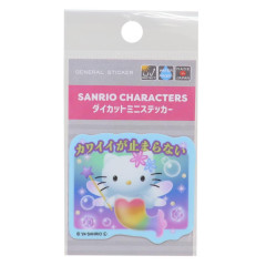 Japan Sanrio Vinyl Sticker - Hello Kitty / Cuteness Never Stops