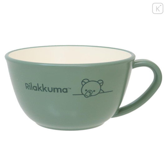 Japan San-X Soup Cup - Rilakkuma / New Basic Rilakkuma Green - 1