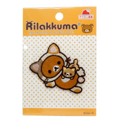 Japan San-X Wappen Iron-on Applique Patch - Rilakkuma / Cat Costume