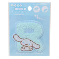 Japan Sanrio Fluffy Embroidery Sticker For Cloth Surface - Cinnamoroll / Alphabet R - 1