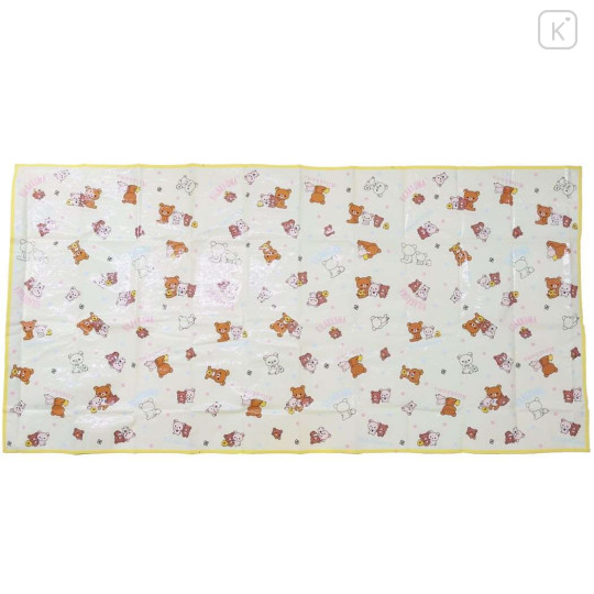 Japan San-X Picnic Blanket Leisure Sheet (M) - Rilakkuma / Light Yellow - 1