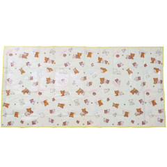 Japan San-X Picnic Blanket Leisure Sheet (M) - Rilakkuma / Light Yellow