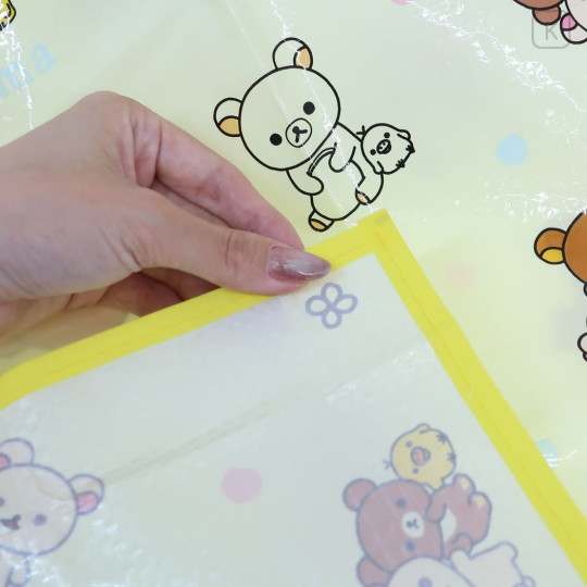 Japan San-X Picnic Blanket Leisure Sheet (M) - Rilakkuma / Light Yellow - 2