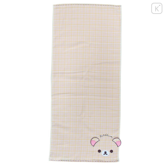 Japan San-X Face Towel - Korilakkuma / Face Gingham - 1