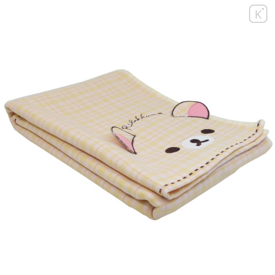 Japan San-X Face Towel - Korilakkuma / Face Gingham - 2