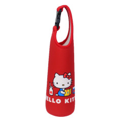 Japan Sanrio Plastic Bottle Holder - Hello Kitty / Red