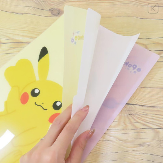 Japan Pokemon 3 Pockets A4 Index File - Mimikyu & Pikachu - 3