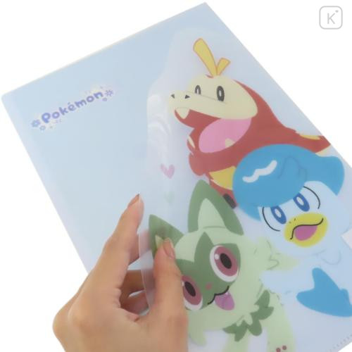 Japan Pokemon 3 Pockets A4 Index File - Fuecoco & Quaxly & Sprigatito - 5