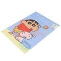 Japan Crayon Shin-chan A4 Clear File Folder - Shinnosuke Nohara & Shiro / Blue - 2