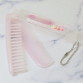 Japan Kirby Folding Compact Comb & Brush - Kirby / Starry Dream Pink - 3