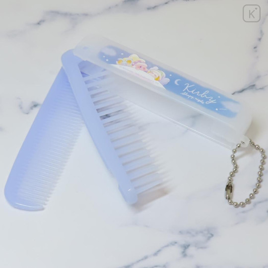 Japan Kirby Folding Compact Comb & Brush - Kirby & Waddle Dee / One's Daily Life - 3