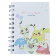 Japan Pokemon A6 Ring Notebook - Everyone Is Good Friends