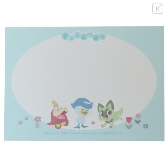 Japan Pokemon Mini Notepad - Everyone Is Good Friends - 3