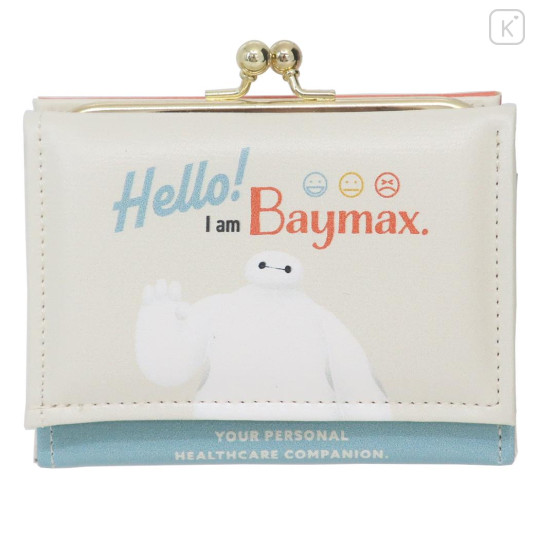 Japan Disney Trifold Wallet - Baymax / Hello - 1